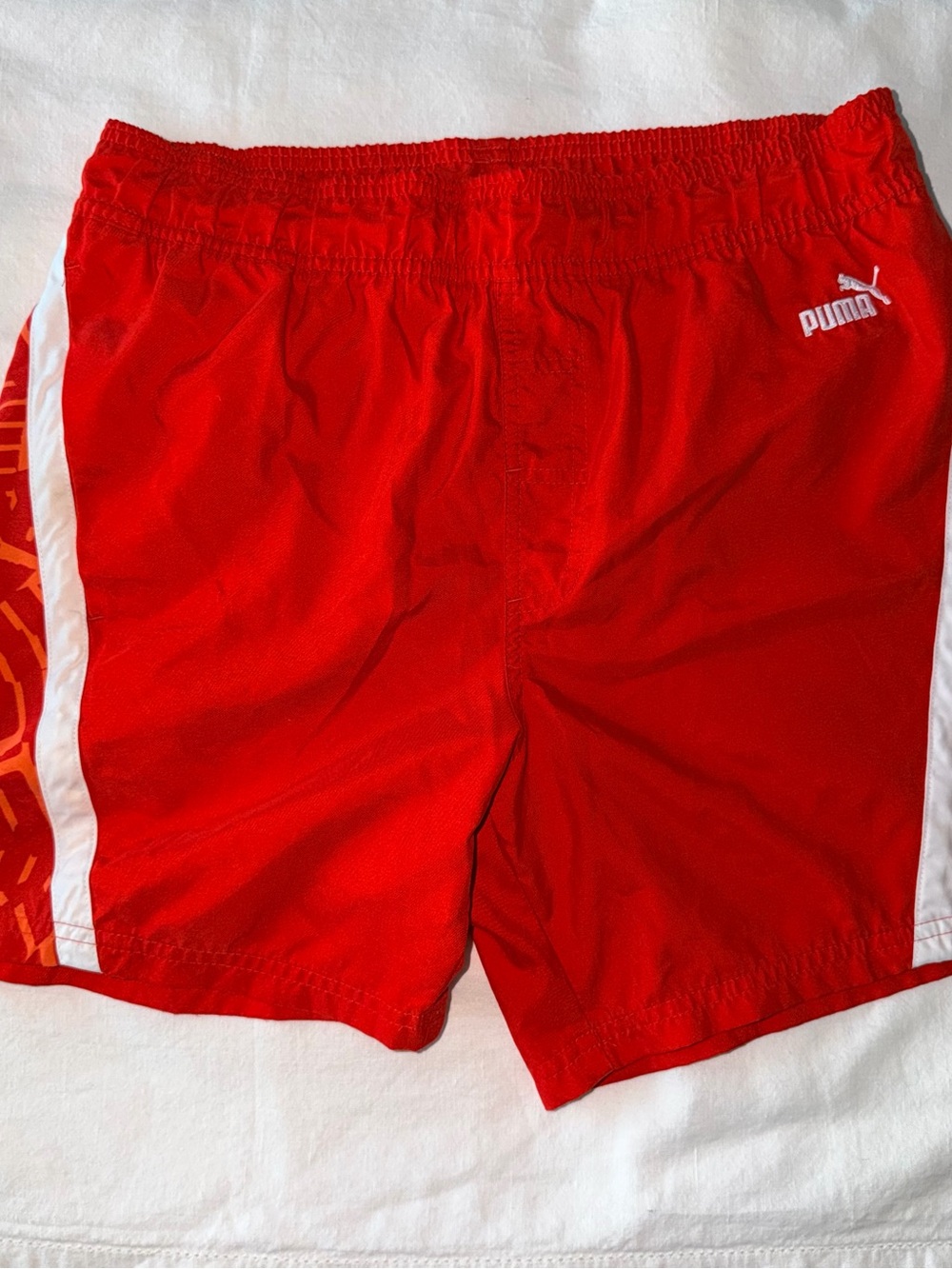 Puma Bright Red Men's Swim Shorts S
